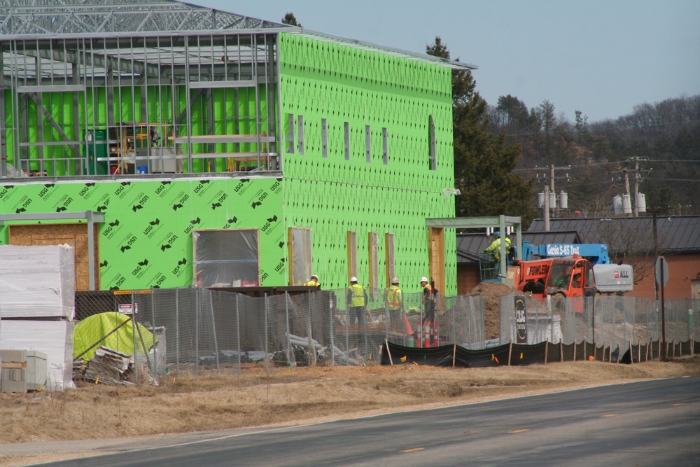 April 2023 construction operations of $11.96 million transient training brigade headquarters at Fort McCoy