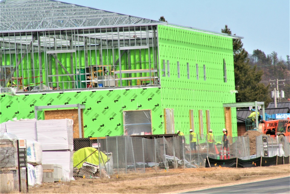 April 2023 construction operations of $11.96 million transient training brigade headquarters at Fort McCoy