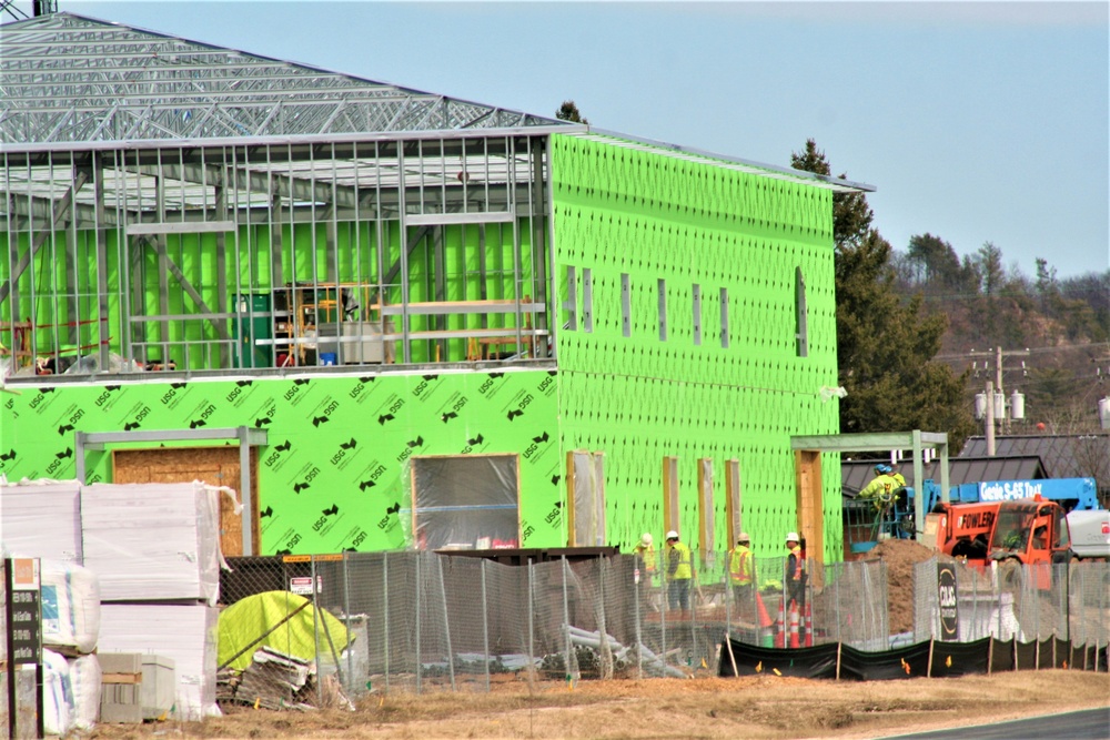 April 2023 construction operations of $11.96 million transient training brigade headquarters at Fort McCoy