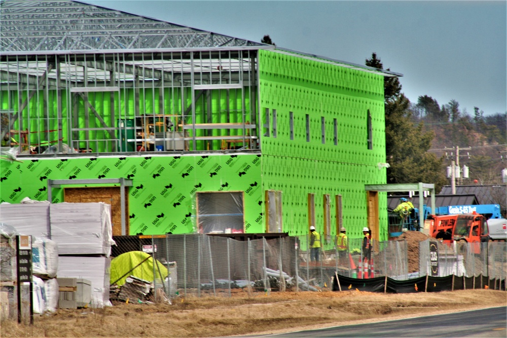 April 2023 construction operations of $11.96 million transient training brigade headquarters at Fort McCoy