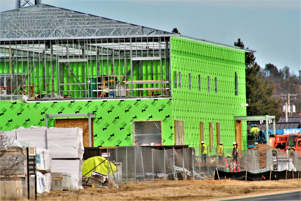 April 2023 construction operations of $11.96 million transient training brigade headquarters at Fort McCoy