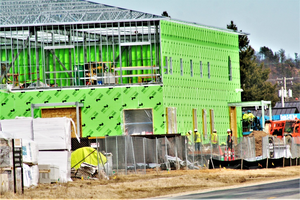 April 2023 construction operations of $11.96 million transient training brigade headquarters at Fort McCoy