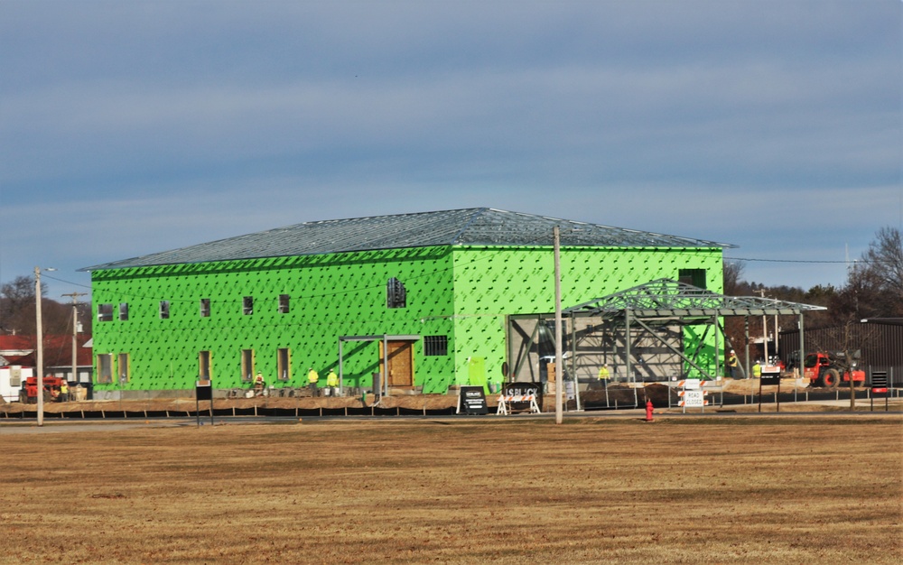 April 2023 construction operations of $11.96 million transient training brigade headquarters at Fort McCoy