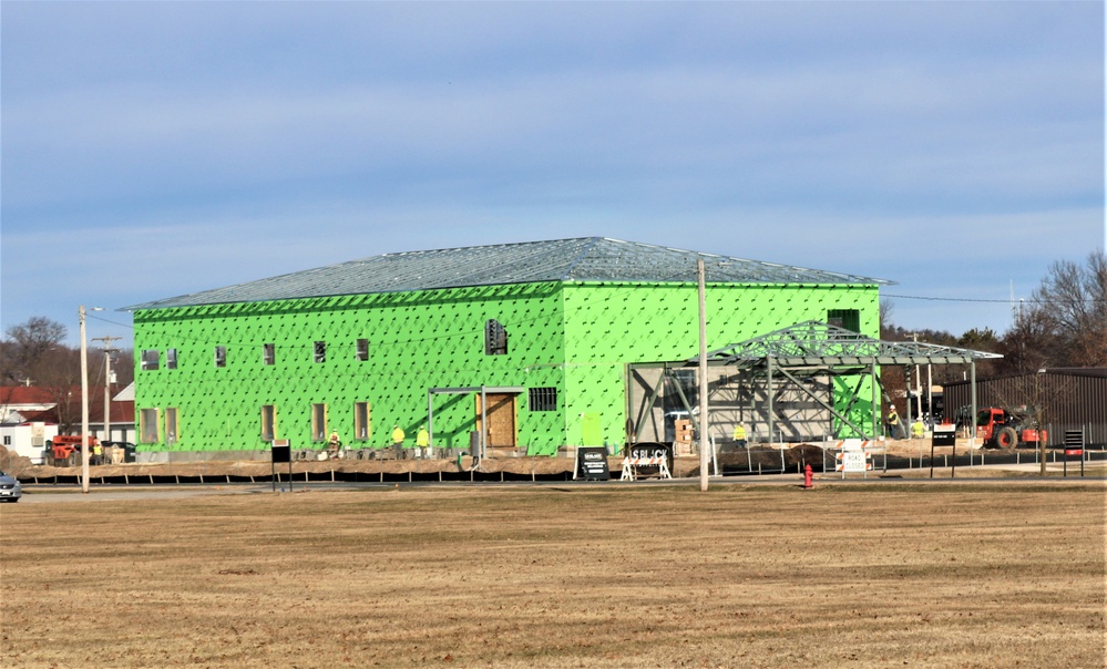 April 2023 construction operations of $11.96 million transient training brigade headquarters at Fort McCoy