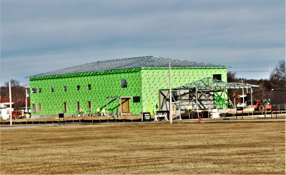 April 2023 construction operations of $11.96 million transient training brigade headquarters at Fort McCoy