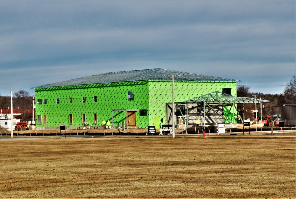 April 2023 construction operations of $11.96 million transient training brigade headquarters at Fort McCoy