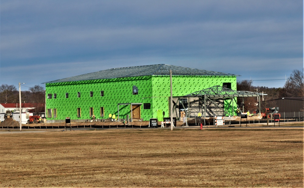 April 2023 construction operations of $11.96 million transient training brigade headquarters at Fort McCoy