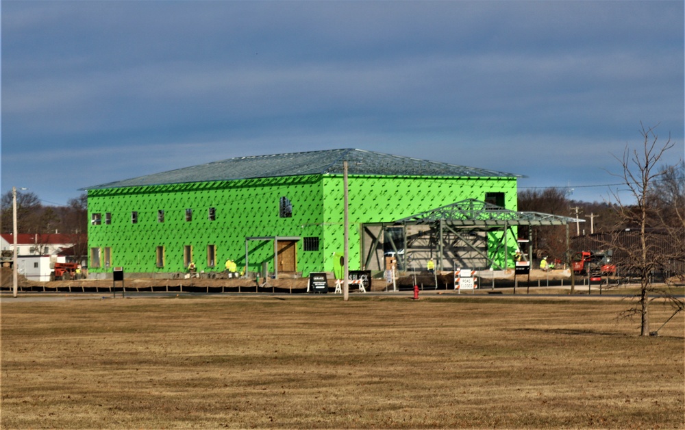 April 2023 construction operations of $11.96 million transient training brigade headquarters at Fort McCoy