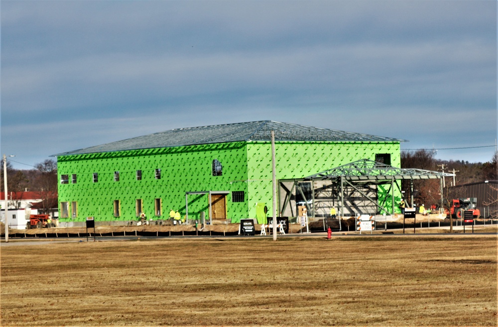 April 2023 construction operations of $11.96 million transient training brigade headquarters at Fort McCoy