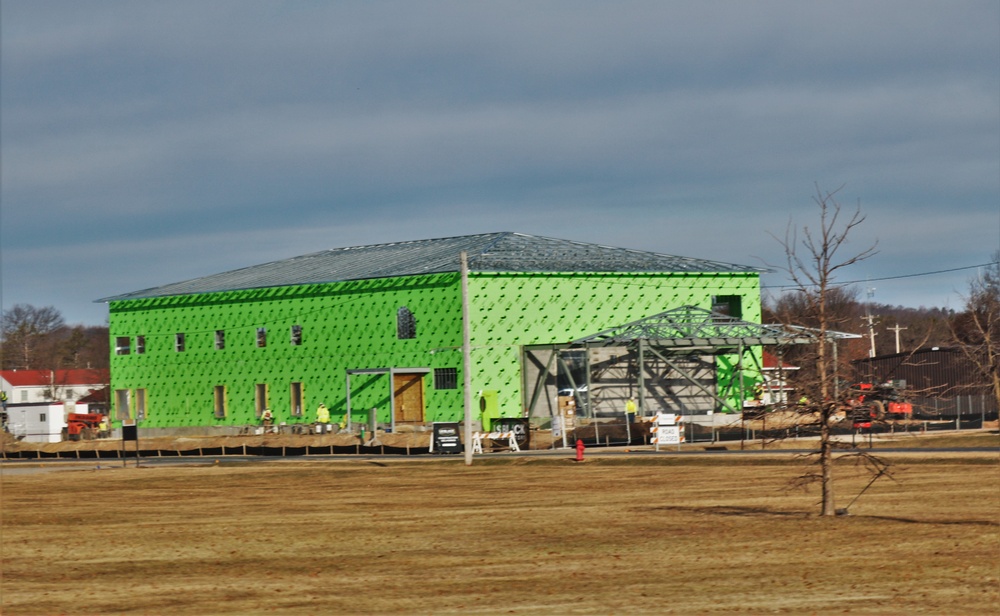 April 2023 construction operations of $11.96 million transient training brigade headquarters at Fort McCoy