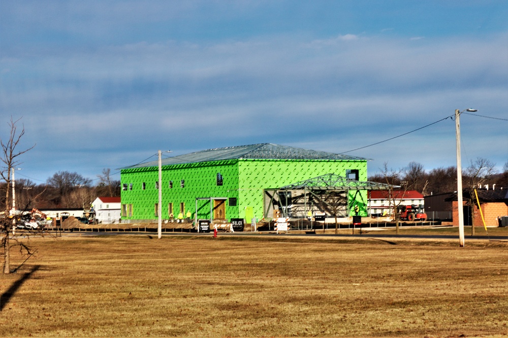 April 2023 construction operations of $11.96 million transient training brigade headquarters at Fort McCoy