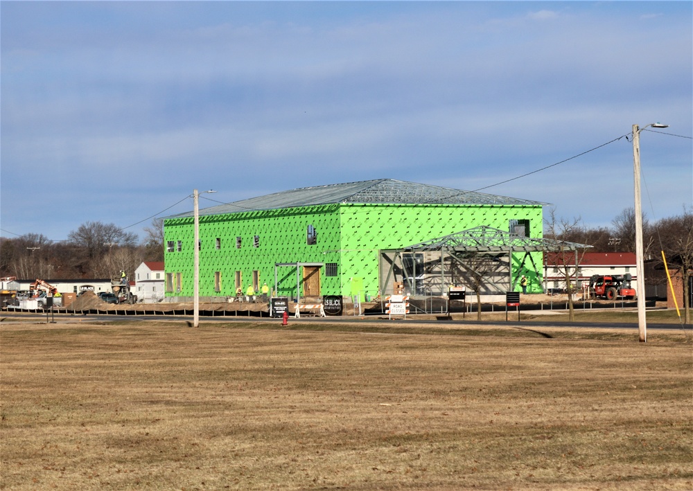 April 2023 construction operations of $11.96 million transient training brigade headquarters at Fort McCoy