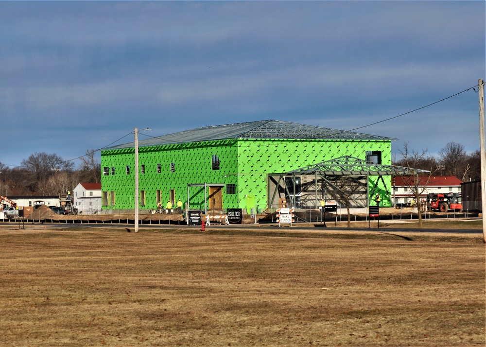 April 2023 construction operations of $11.96 million transient training brigade headquarters at Fort McCoy