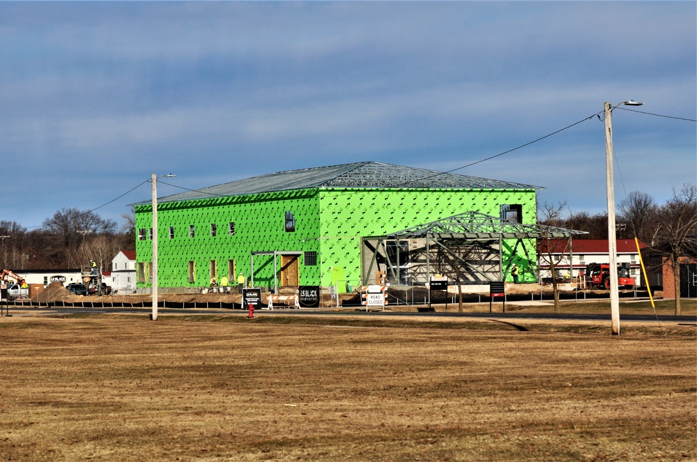 April 2023 construction operations of $11.96 million transient training brigade headquarters at Fort McCoy