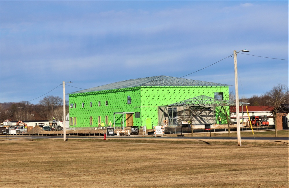 April 2023 construction operations of $11.96 million transient training brigade headquarters at Fort McCoy