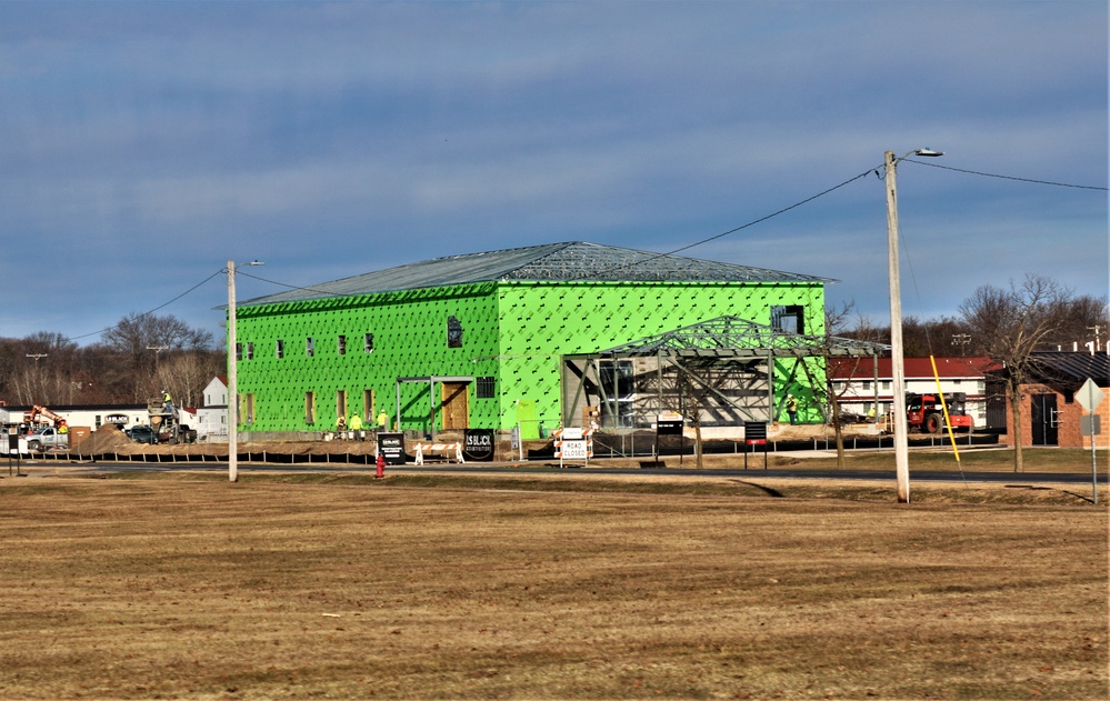 April 2023 construction operations of $11.96 million transient training brigade headquarters at Fort McCoy