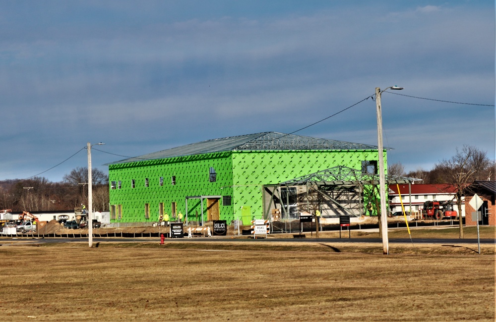 April 2023 construction operations of $11.96 million transient training brigade headquarters at Fort McCoy