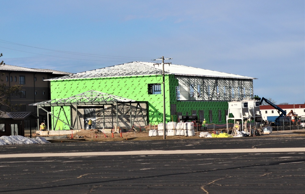 April 2023 construction operations of $11.96 million transient training brigade headquarters at Fort McCoy