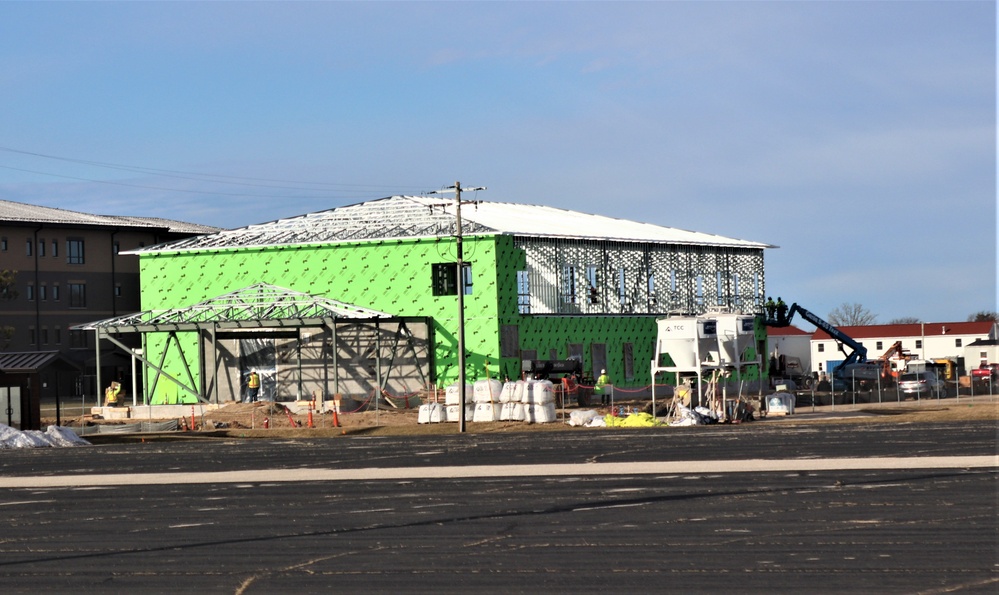 April 2023 construction operations of $11.96 million transient training brigade headquarters at Fort McCoy