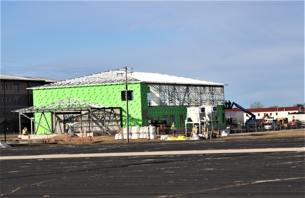 April 2023 construction operations of $11.96 million transient training brigade headquarters at Fort McCoy