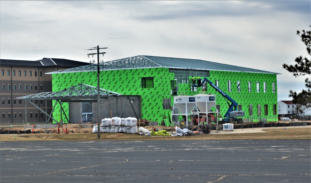 April 2023 construction operations of $11.96 million transient training brigade headquarters at Fort McCoy