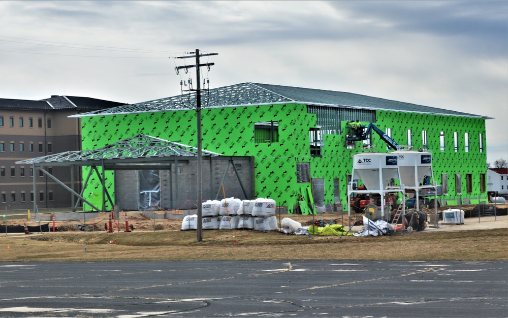 April 2023 construction operations of $11.96 million transient training brigade headquarters at Fort McCoy