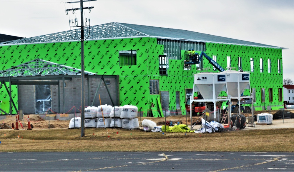 April 2023 construction operations of $11.96 million transient training brigade headquarters at Fort McCoy