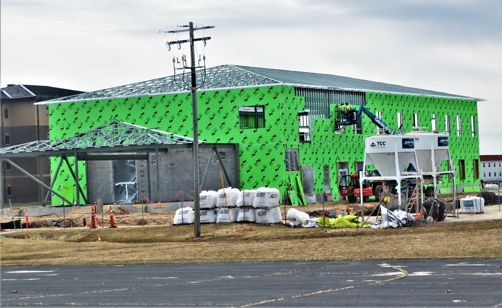 April 2023 construction operations of $11.96 million transient training brigade headquarters at Fort McCoy