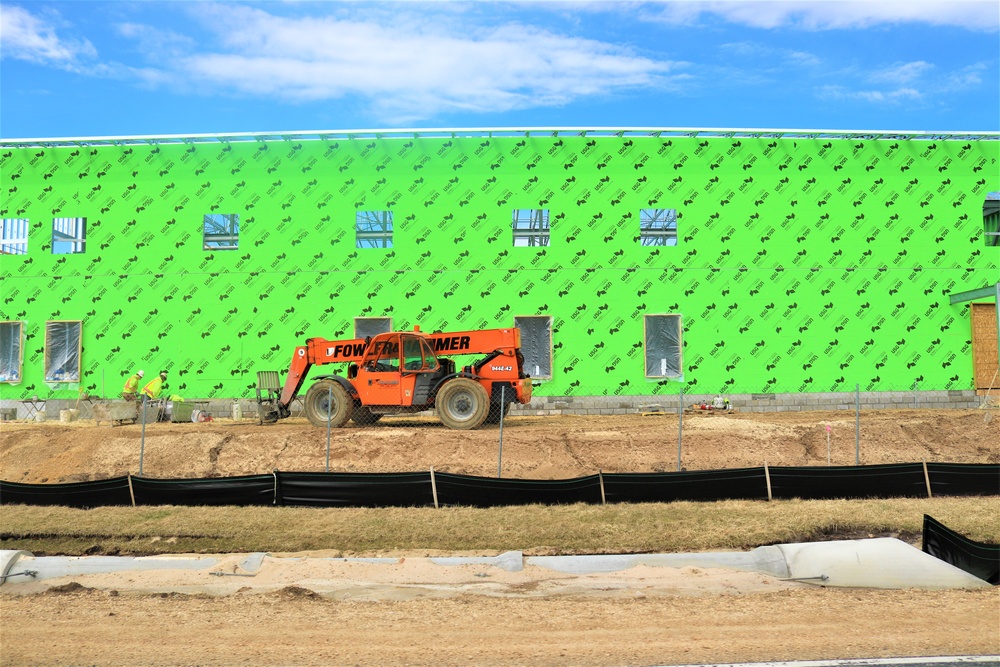 April 2023 construction operations of $11.96 million transient training brigade headquarters at Fort McCoy