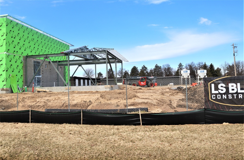 April 2023 construction operations of $11.96 million transient training brigade headquarters at Fort McCoy