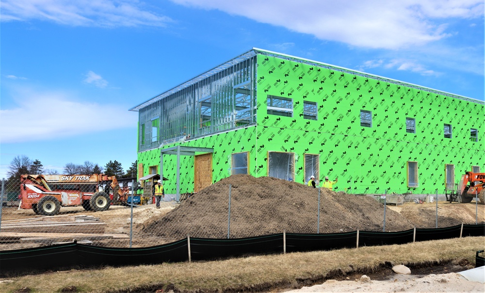 April 2023 construction operations of $11.96 million transient training brigade headquarters at Fort McCoy