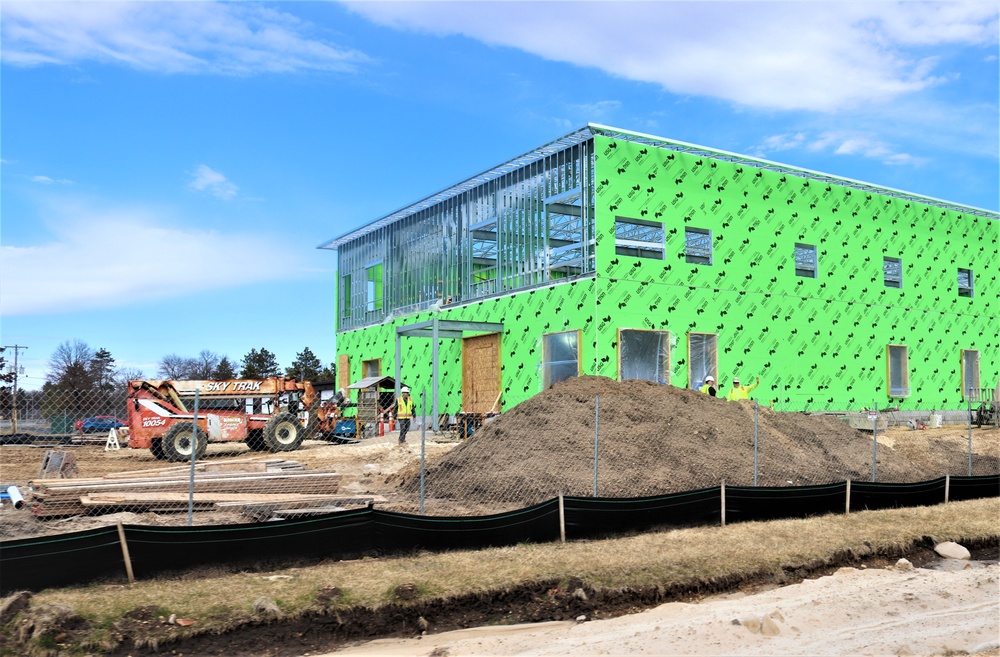 April 2023 construction operations of $11.96 million transient training brigade headquarters at Fort McCoy