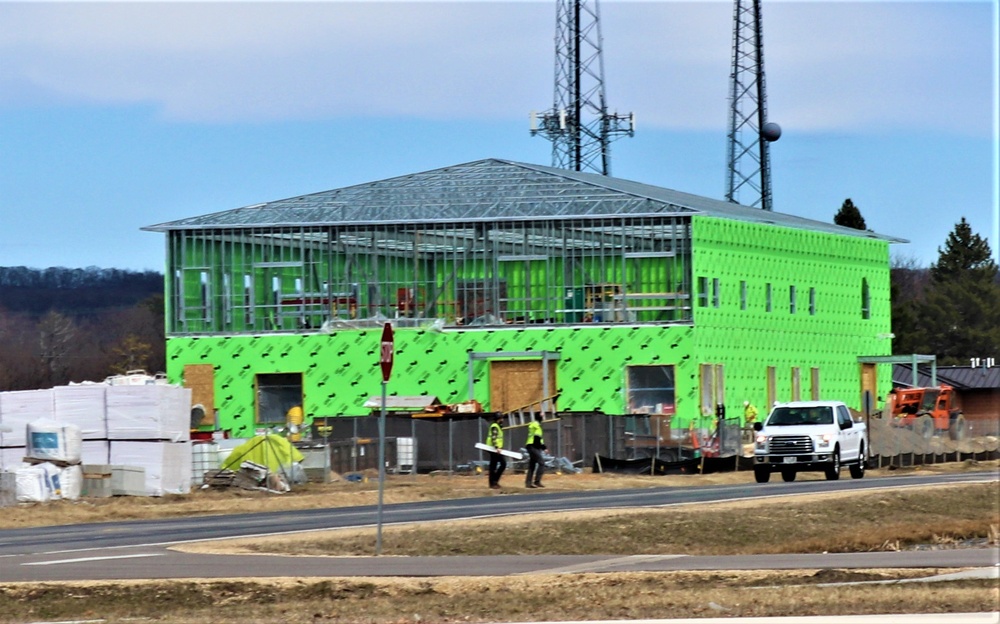 April 2023 construction operations of $11.96 million transient training brigade headquarters at Fort McCoy