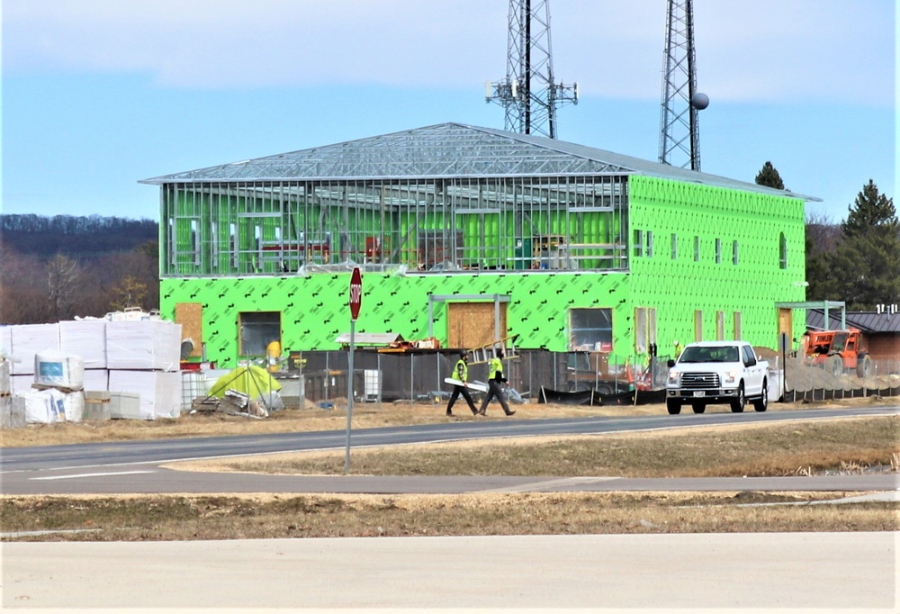 April 2023 construction operations of $11.96 million transient training brigade headquarters at Fort McCoy