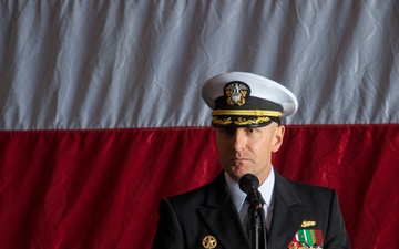 USS Harpers Ferry (LSD 49) Holds Change of Command Ceremony