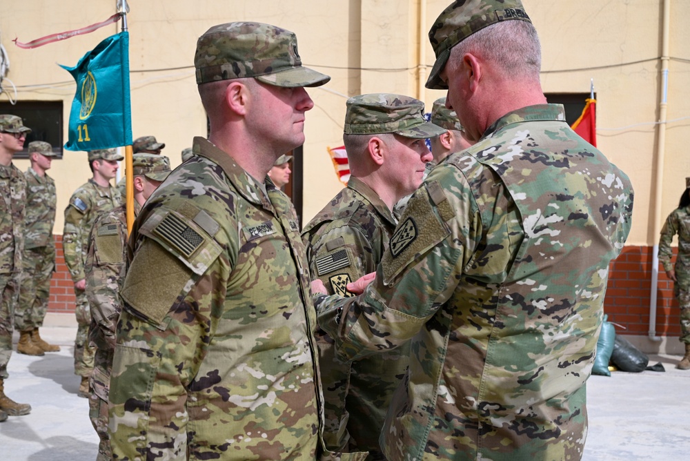 11th Missile Defense Battery Patching Ceremony