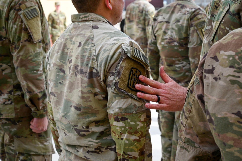 11th Missile Defense Battery Patching Ceremony