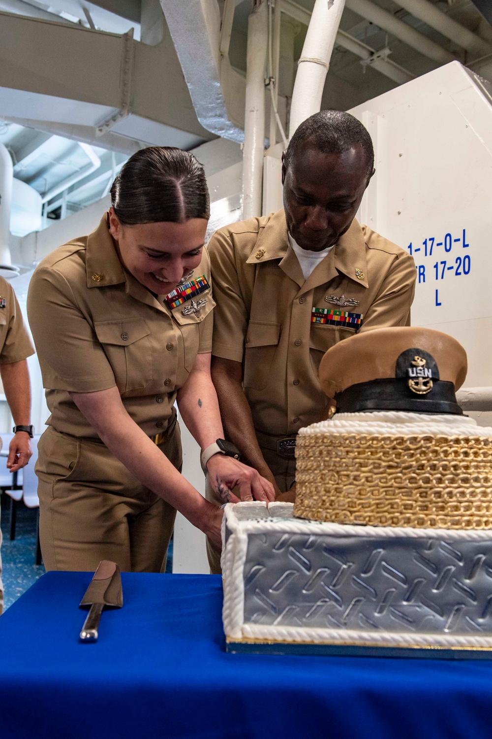 USS Essex Celebrates 130th CPO Birthday