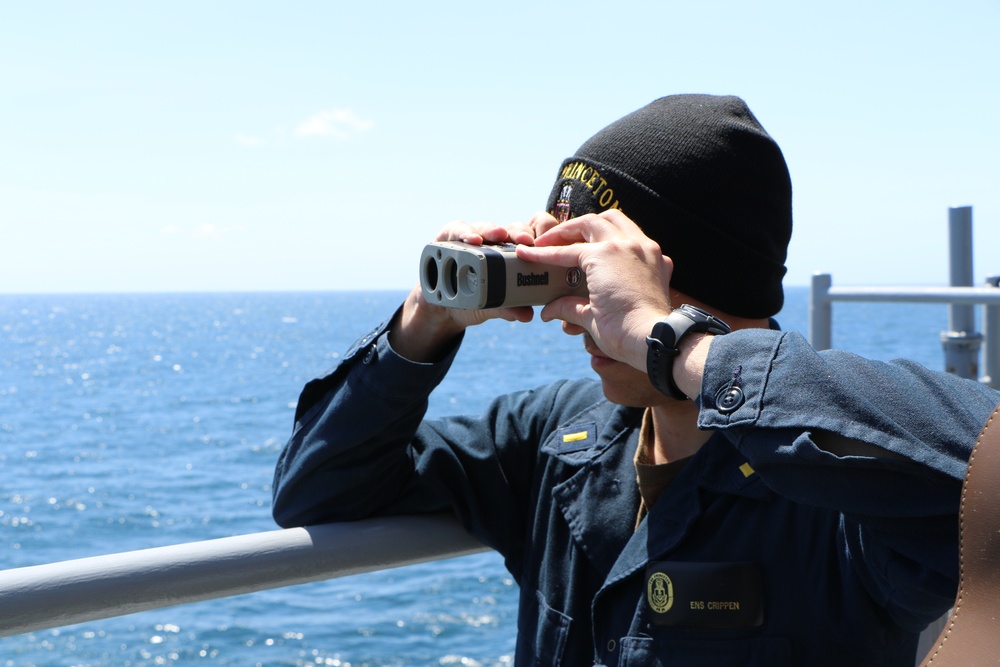 USS Princeton (CG 59) Conducts Replenishment-at-Sea with USNS Pecos (T-AO 197)