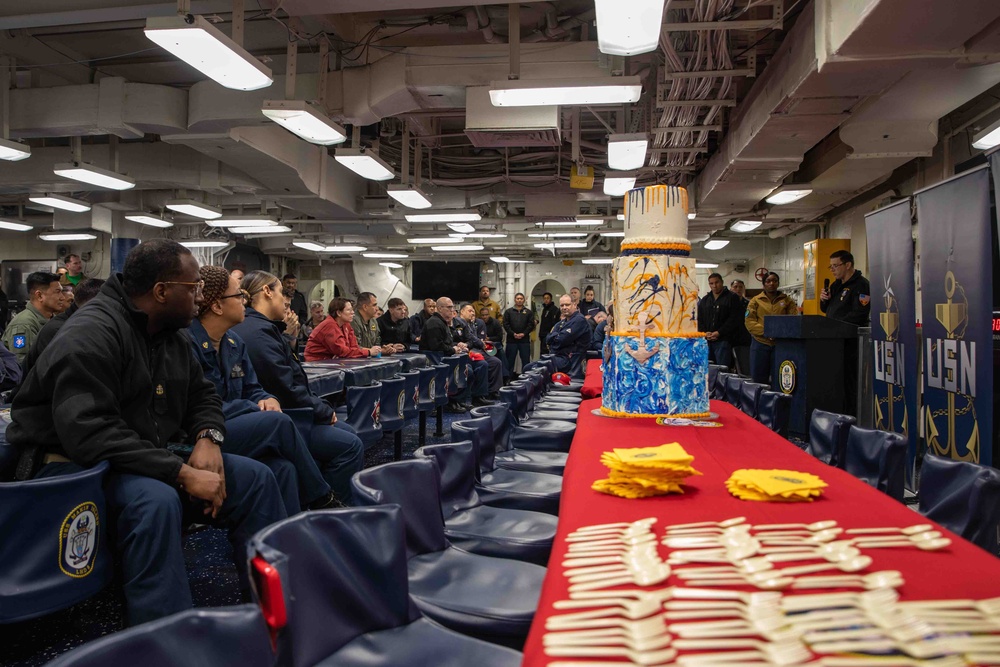 Makin Island Celebrates 130th CPO Birthday
