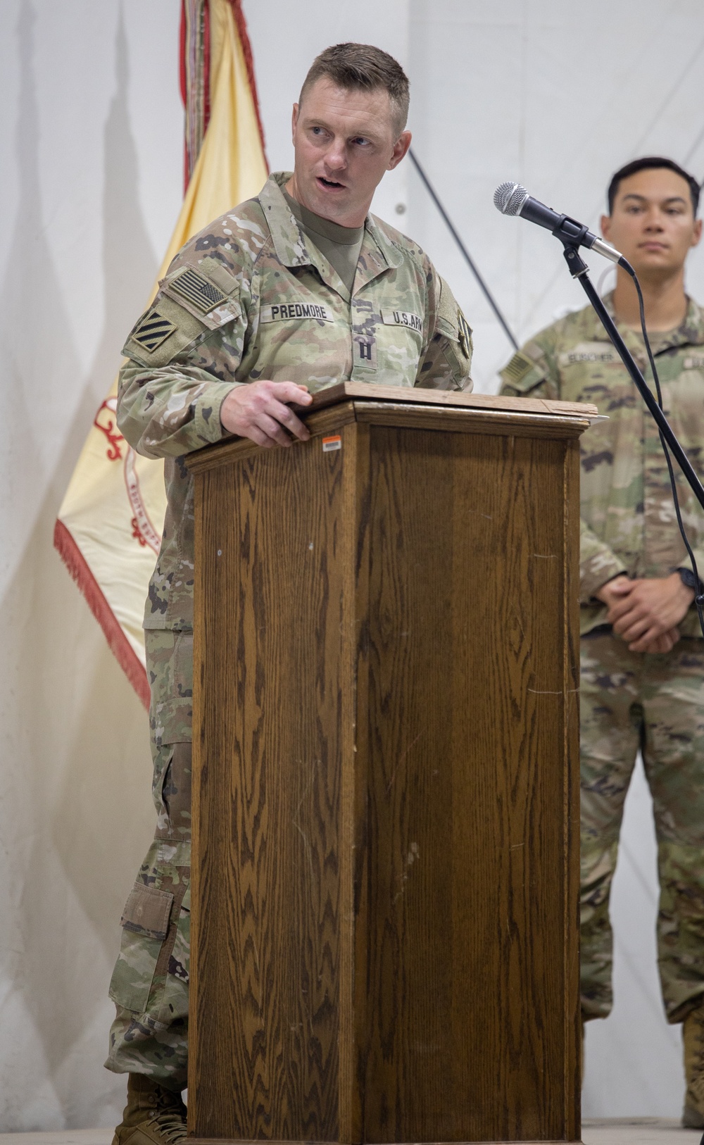 24th CSC transfers authority to Alpha Company, 87th DSSB