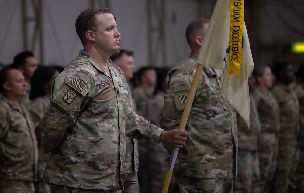 24th CSC transfers authority to Alpha Company, 87th DSSB