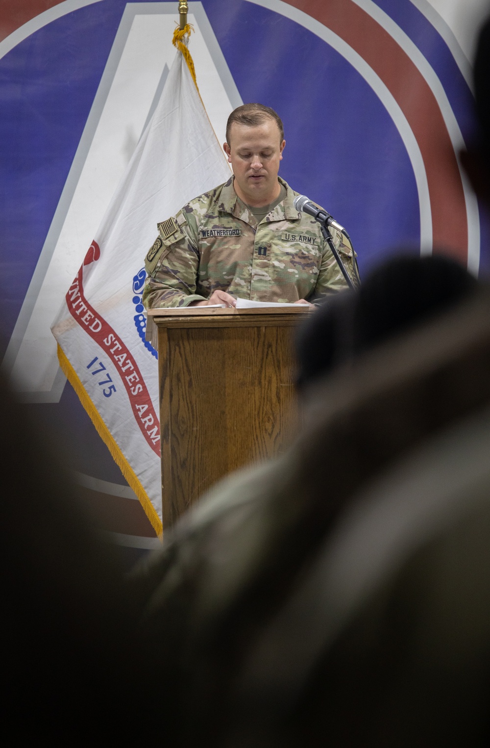 24th CSC transfers authority to Alpha Company, 87th DSSB