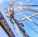 Coast Guard officer candidates, foreign military partner members learn seamanship skills aboard USCGC Eagle