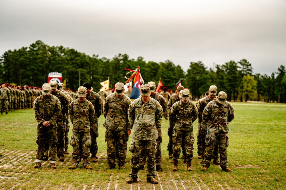 82nd Airborne Division E3B Ceremony