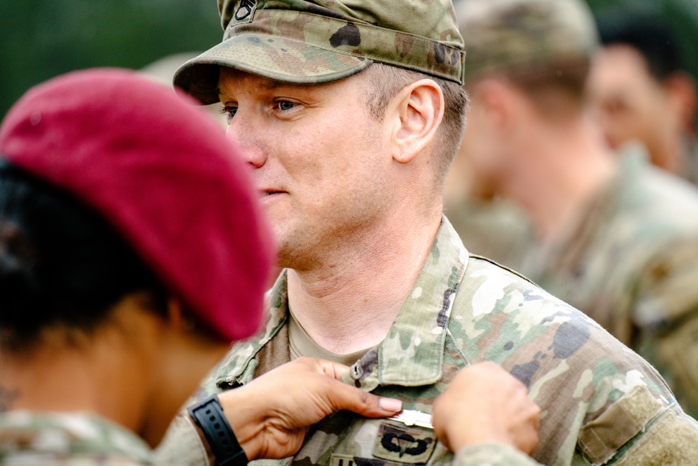 82nd Airborne Division E3B Ceremony