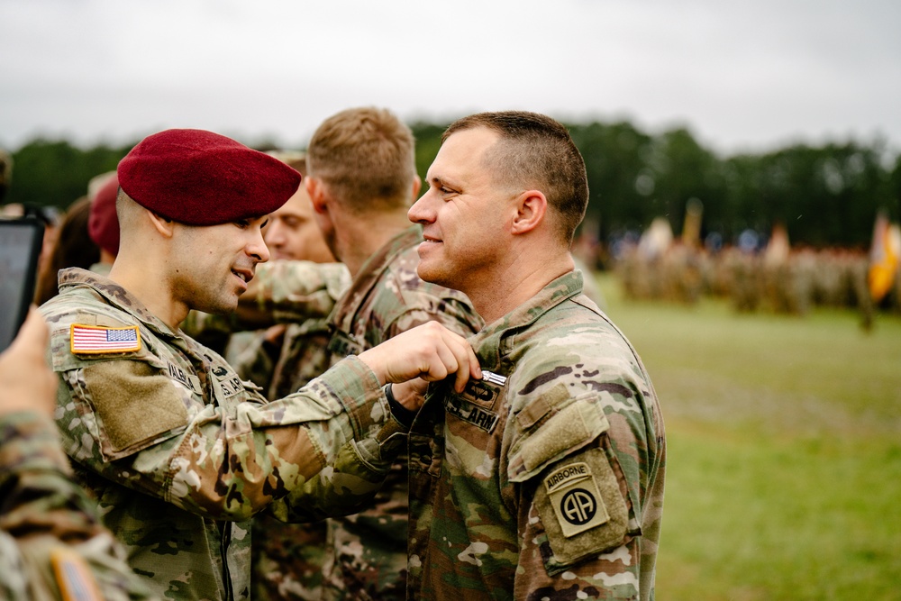 82nd Airborne Division E3B Ceremony