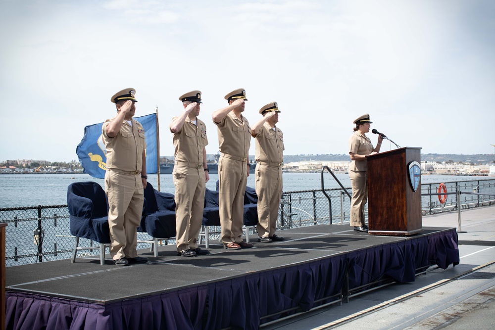 USS Tripoli Commissions Warrant Officer