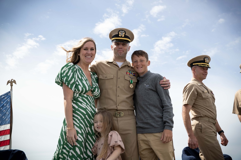 USS Tripoli Commissions Warrant Officer