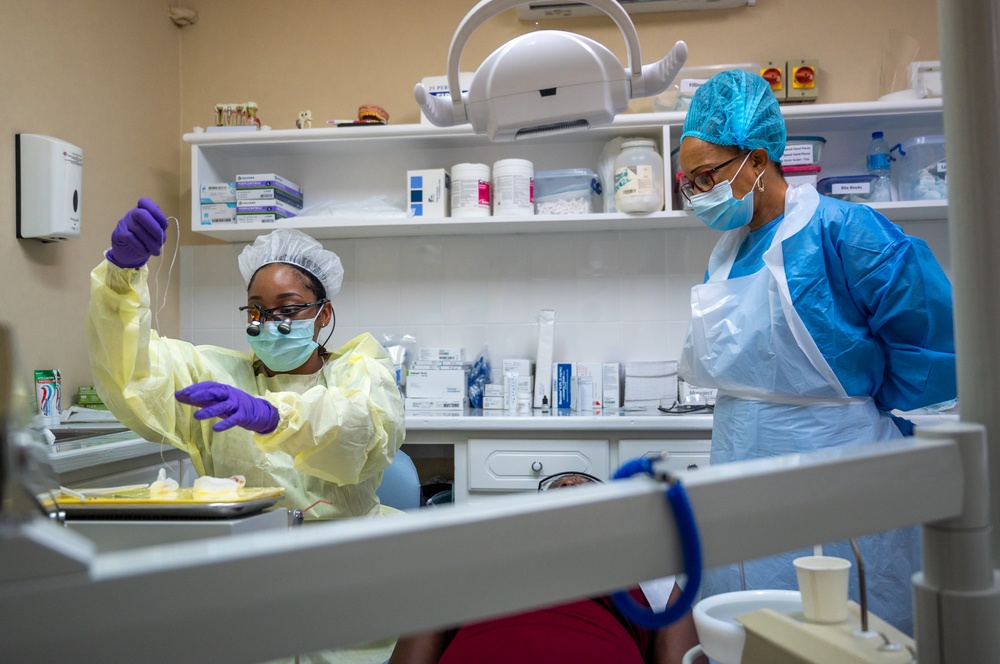 LAMAT dental team operates in St. Lucia